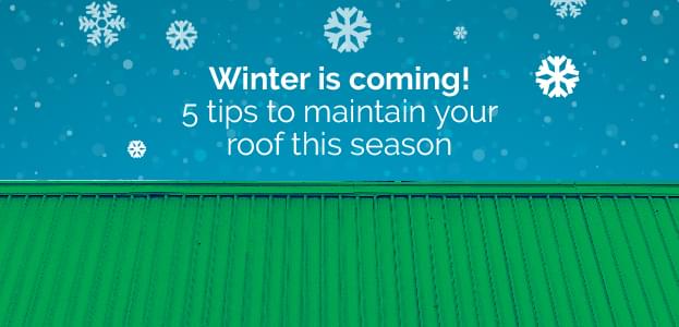 Roof maintenance in winter